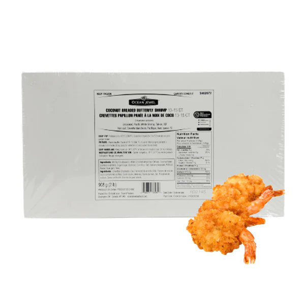 Ocean Jewel 13 15 Raw Breaded Coconut Shrimp 2lb Mia Food Service