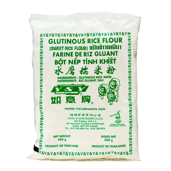 Y&Y GLUTINOUS RICE FLOUR 400GR Mia Food Service