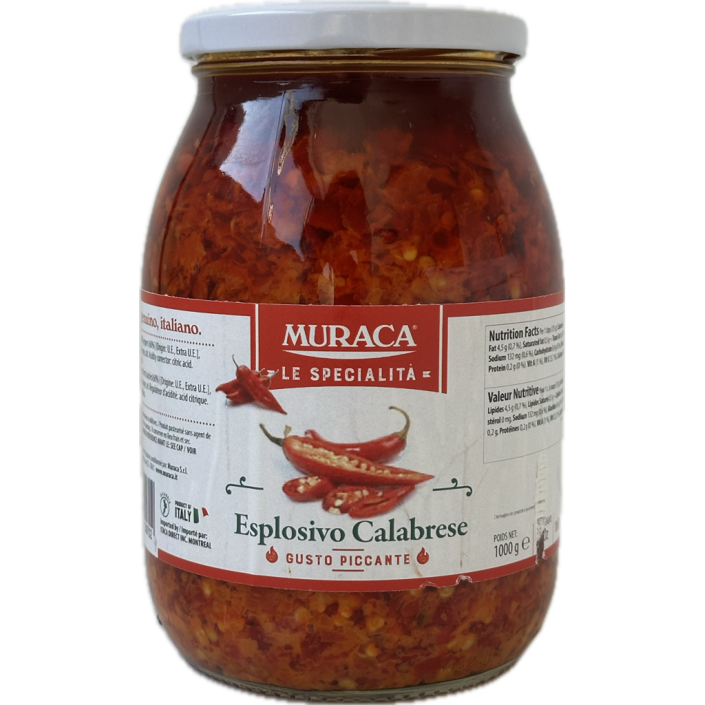 MURACA SFIZIETTO 100% CALABRIAN CRUSHED CHILI PEPPERS 1062ML – Mia Food ...