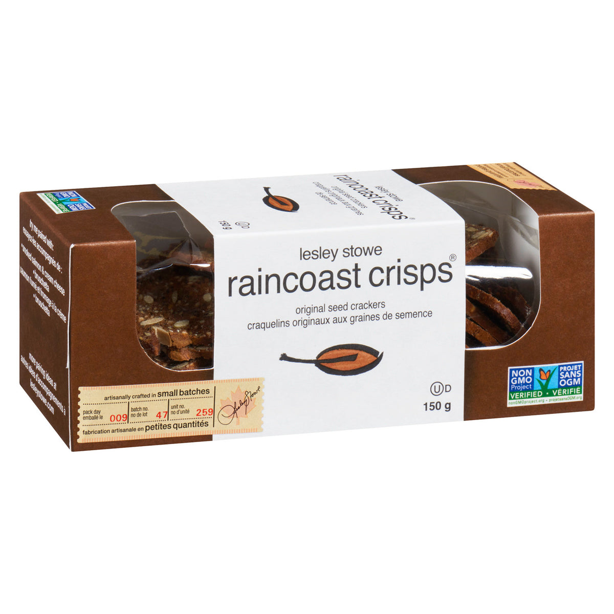 RAINCOAST ORIGINAL SEED CRACKER CRISPS 150GR – Mia Food Service