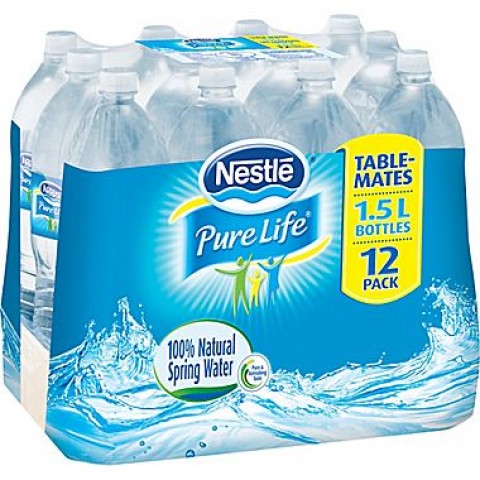 NESTLE WATER PLASTIC 12X1.5L Default Title